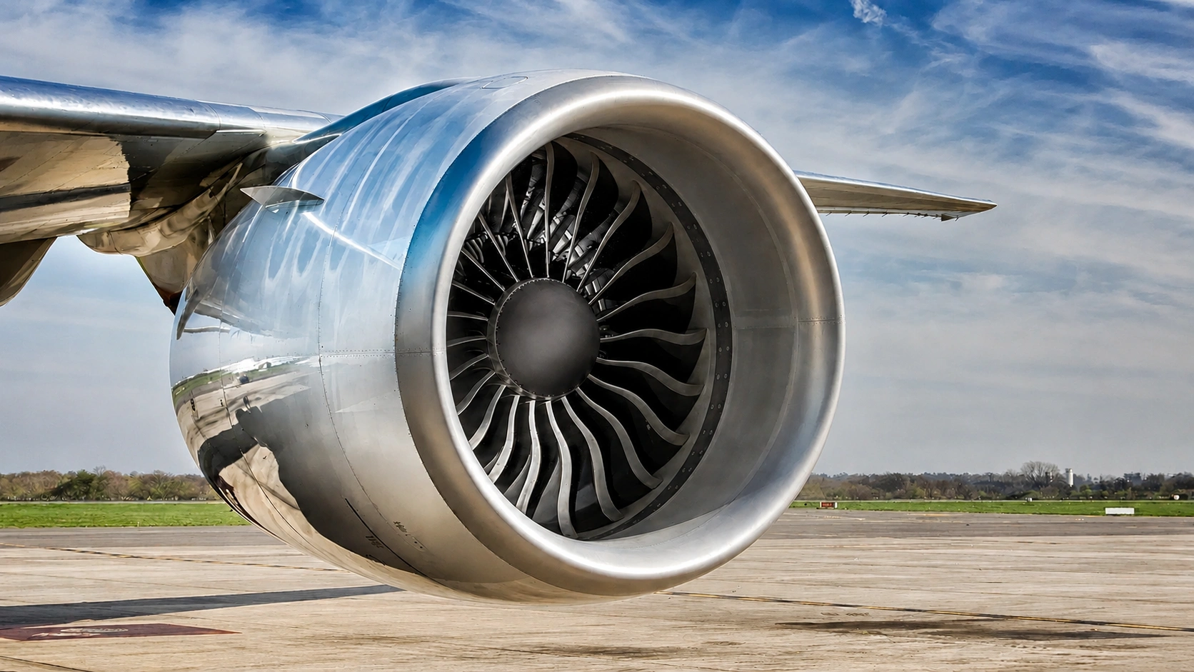 Commercial aerospace turbine engine and precision-manufactured flight components