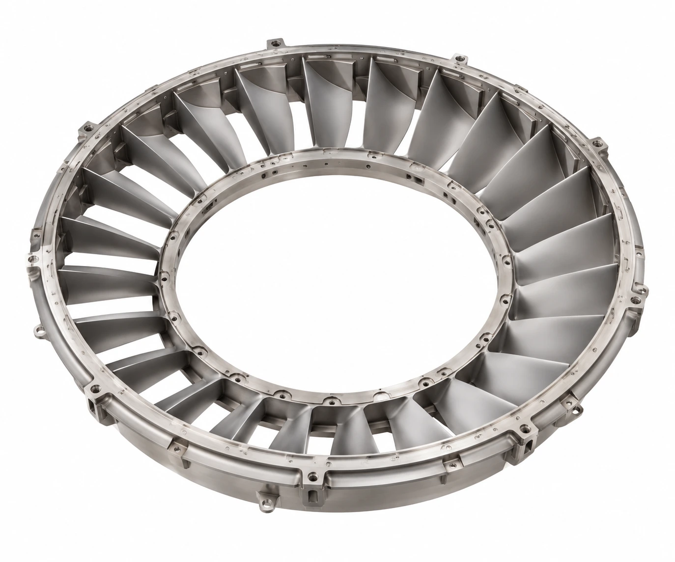 Illustrative metal component for inconel turbine vane sourcing enquiries